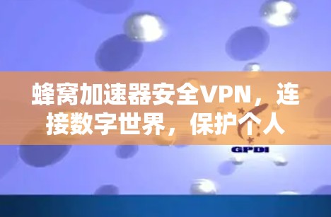 蜂窝加速器安全VPN，连接数字世界，保护个人信息