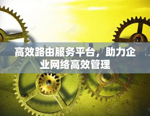 高效路由服务平台,助力企业网络高效管理 高效路由服务平台,助力企业网络高效管理