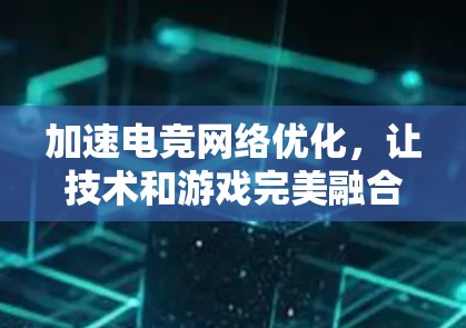 加速电竞网络优化,让技术和游戏完美融合 加速电竞网络优化,让技术和游戏完美融合