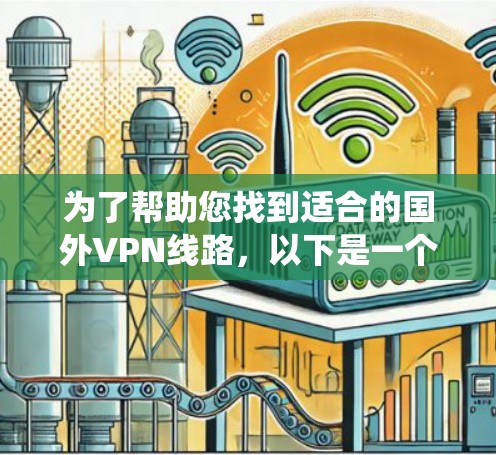 为了帮助您找到适合的国外VPN线路,以下是一个系统性的指南,涵盖了主要的VPN网站、使用方法、注意事项以及选择建议 为了帮助您找到适合的国外VPN线路,以下是一个系统性的指南,涵盖了主要的VPN网站、使用方法、注意事项以及选择建议