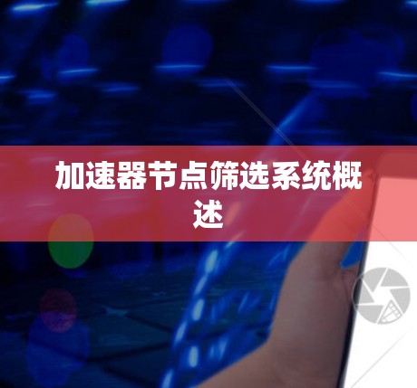 加速器节点筛选系统概述