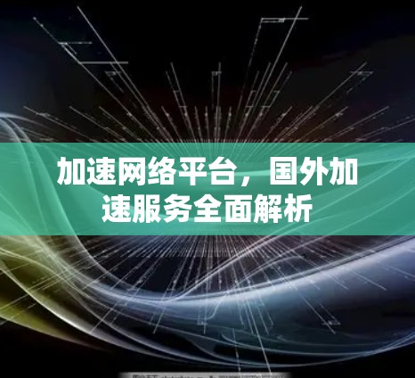 加速网络平台,国外加速服务全面解析 加速网络平台,国外加速服务全面解析
