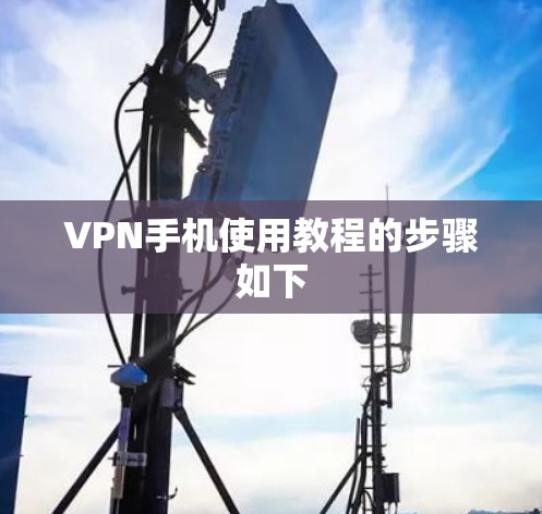 VPN手机使用教程的步骤如下