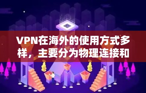VPN在海外的使用方式多样,主要分为物理连接和云连接两种方式。以下是一些常见的VPN在海外的连接方式及使用情况 VPN在海外的使用方式多样,主要分为物理连接和云连接两种方式。以下是一些常见的VPN在海外的连接方式及使用情况