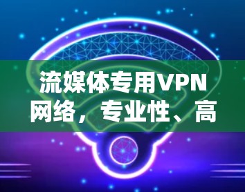 流媒体专用VPN网络,专业性、高效性与未来趋势 流媒体专用VPN网络,专业性、高效性与未来趋势
