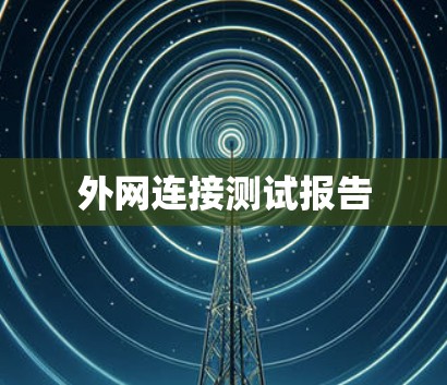 外网连接测试报告 外网连接测试报告