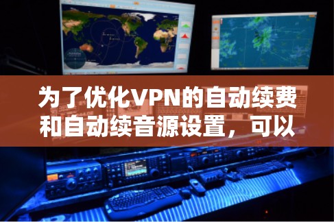 为了优化VPN的自动续费和自动续音源设置,可以按照以下步骤进行 为了优化VPN的自动续费和自动续音源设置,可以按照以下步骤进行