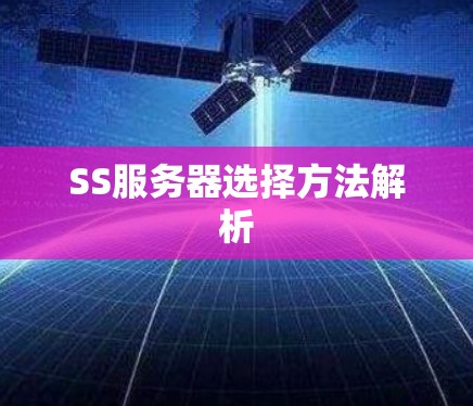 SS服务器选择方法解析 SS服务器选择方法解析