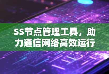 SS节点管理工具,助力通信网络高效运行 SS节点管理工具,助力通信网络高效运行
