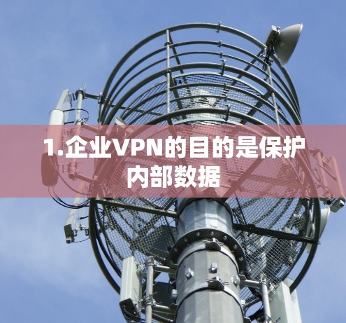 1.企业VPN的目的是保护内部数据