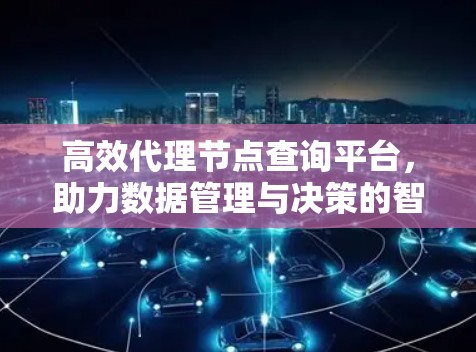 高效代理节点查询平台,助力数据管理与决策的智能化 高效代理节点查询平台,助力数据管理与决策的智能化