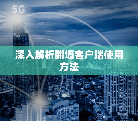 深入解析翻墙客户端使用方法 深入解析翻墙客户端使用方法