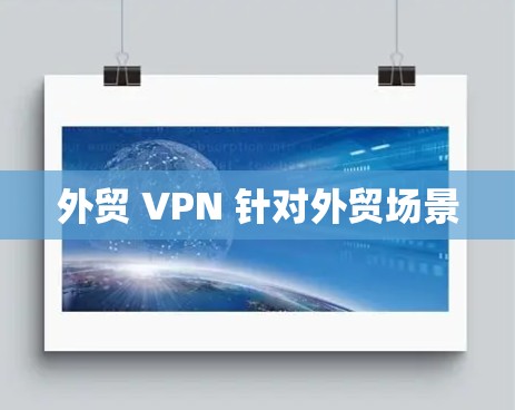 外贸 VPN 针对外贸场景 外贸 VPN 针对外贸场景