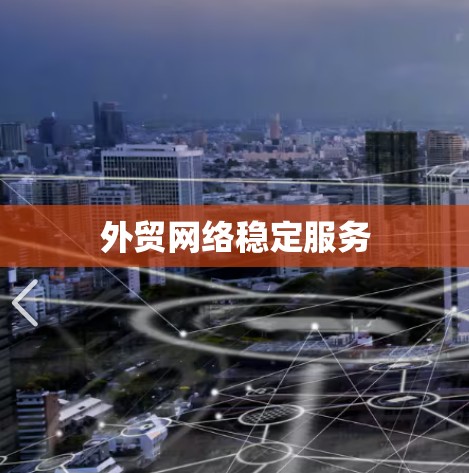外贸网络稳定服务 外贸网络稳定服务