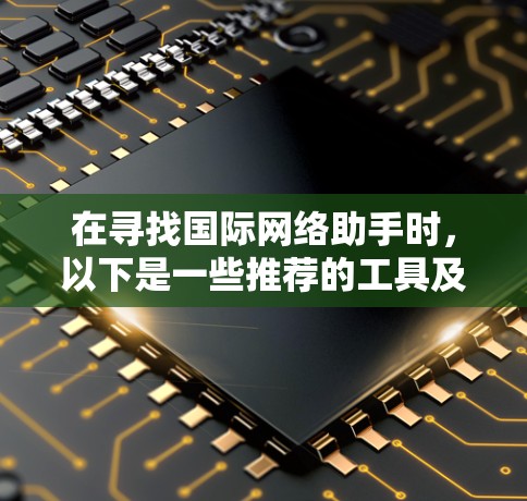 在寻找国际网络助手时,以下是一些推荐的工具及其主要功能和适用场景 在寻找国际网络助手时,以下是一些推荐的工具及其主要功能和适用场景