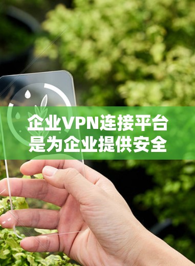 企业VPN连接平台是为企业提供安全数据传输服务的重要工具,以下是几种主要的平台及其特点 企业VPN连接平台是为企业提供安全数据传输服务的重要工具,以下是几种主要的平台及其特点