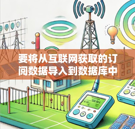 要将从互联网获取的订阅数据导入到数据库中,可以按照以下步骤进行 要将从互联网获取的订阅数据导入到数据库中,可以按照以下步骤进行