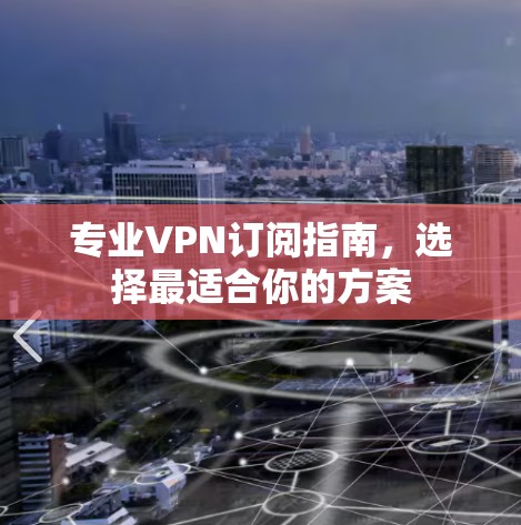 专业VPN订阅指南，选择最适合你的方案