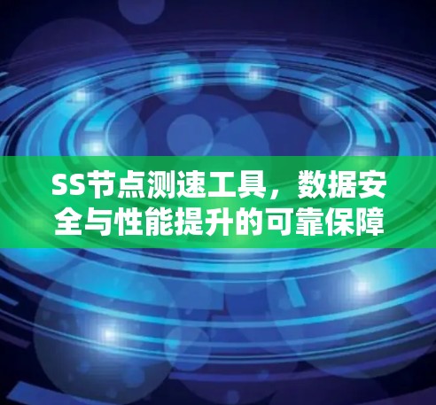 SS节点测速工具,数据安全与性能提升的可靠保障 SS节点测速工具,数据安全与性能提升的可靠保障