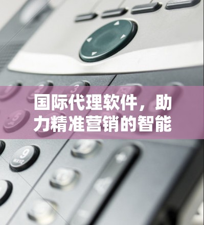 国际代理软件，助力精准营销的智能解决方案