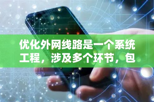 优化外网线路是一个系统工程，涉及多个环节，包括工具选择、配置、测试和维护。以下是优化外网线路的详细步骤