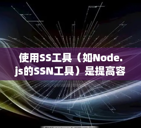 使用SS工具（如Node.js的SSN工具）是提高容器化构建效率的常用方法。以下是详细的使用指南