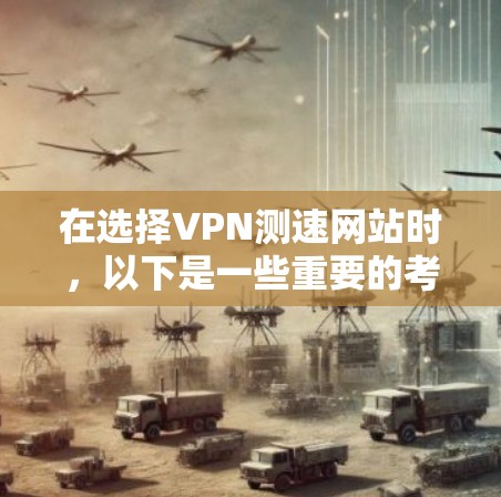 在选择VPN测速网站时,以下是一些重要的考虑因素和步骤 在选择VPN测速网站时,以下是一些重要的考虑因素和步骤