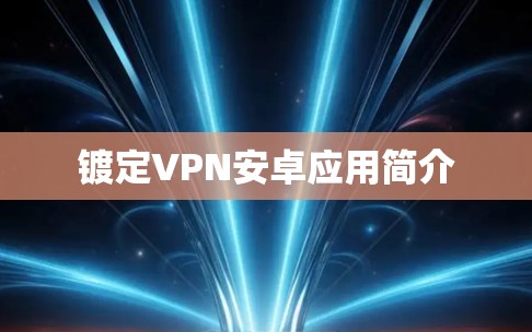 镀定VPN安卓应用简介