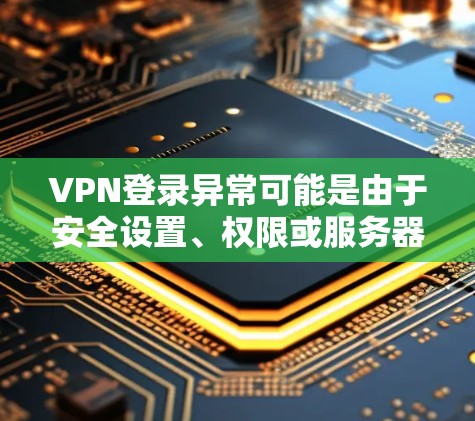 VPN登录异常可能是由于安全设置、权限或服务器问题引起的。以下是一些常见的解决方法