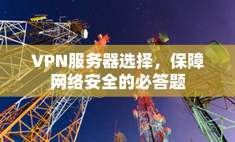 VPN服务器选择，保障网络安全的必答题