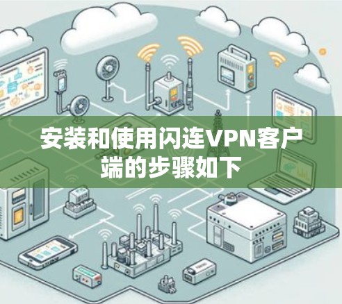 安装和使用闪连VPN客户端的步骤如下