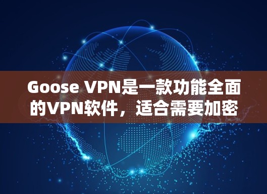 Goose VPN是一款功能全面的VPN软件，适合需要加密、安全、快速连接的用户。以下是其功能评测的详细总结