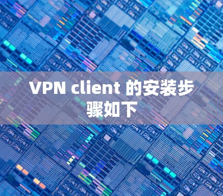 VPN client 的安装步骤如下