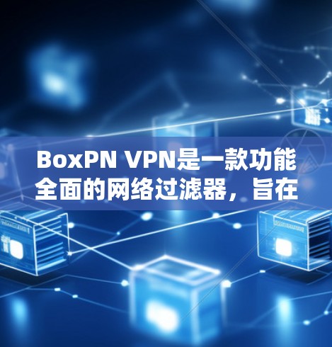 BoxPN VPN是一款功能全面的网络过滤器，旨在保护用户在网络环境中的安全。以下是对BoxPN VPN功能的详细介绍