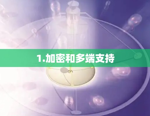 1.加密和多端支持