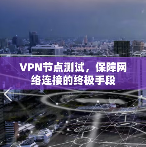 VPN节点测试，保障网络连接的终极手段