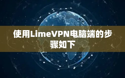 使用LimeVPN电脑端的步骤如下