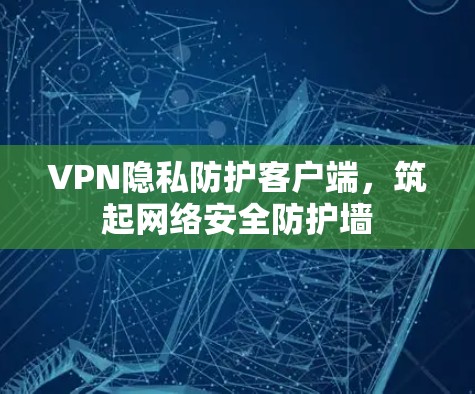 VPN隐私防护客户端，筑起网络安全防护墙