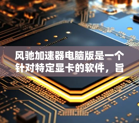 风驰加速器电脑版是一个针对特定显卡的软件，旨在优化显卡性能，提升电脑运行效率，特别是在处理多任务和高分辨率游戏时。以下是对其功能和使用细节的详细总结