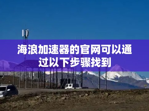 海浪加速器的官网可以通过以下步骤找到