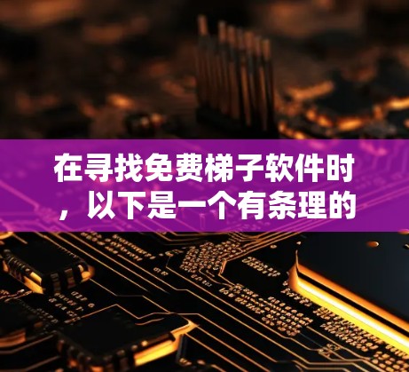 在寻找免费梯子软件时,以下是一个有条理的指南,帮助你找到最适合自己的梯子工具 在寻找免费梯子软件时,以下是一个有条理的指南,帮助你找到最适合自己的梯子工具