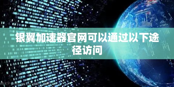 银翼加速器官网可以通过以下途径访问