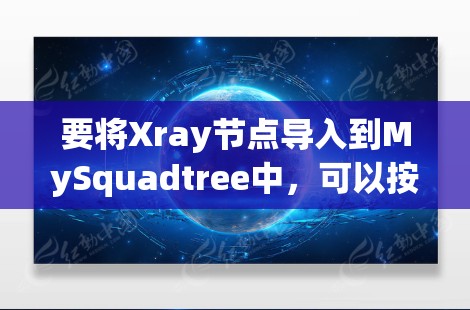 要将Xray节点导入到MySquadtree中，可以按照以下步骤进行