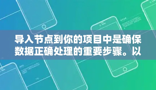 导入节点到你的项目中是确保数据正确处理的重要步骤。以下是一个分步指南，帮助你完成节点导入