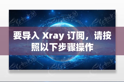 要导入 Xray 订阅，请按照以下步骤操作